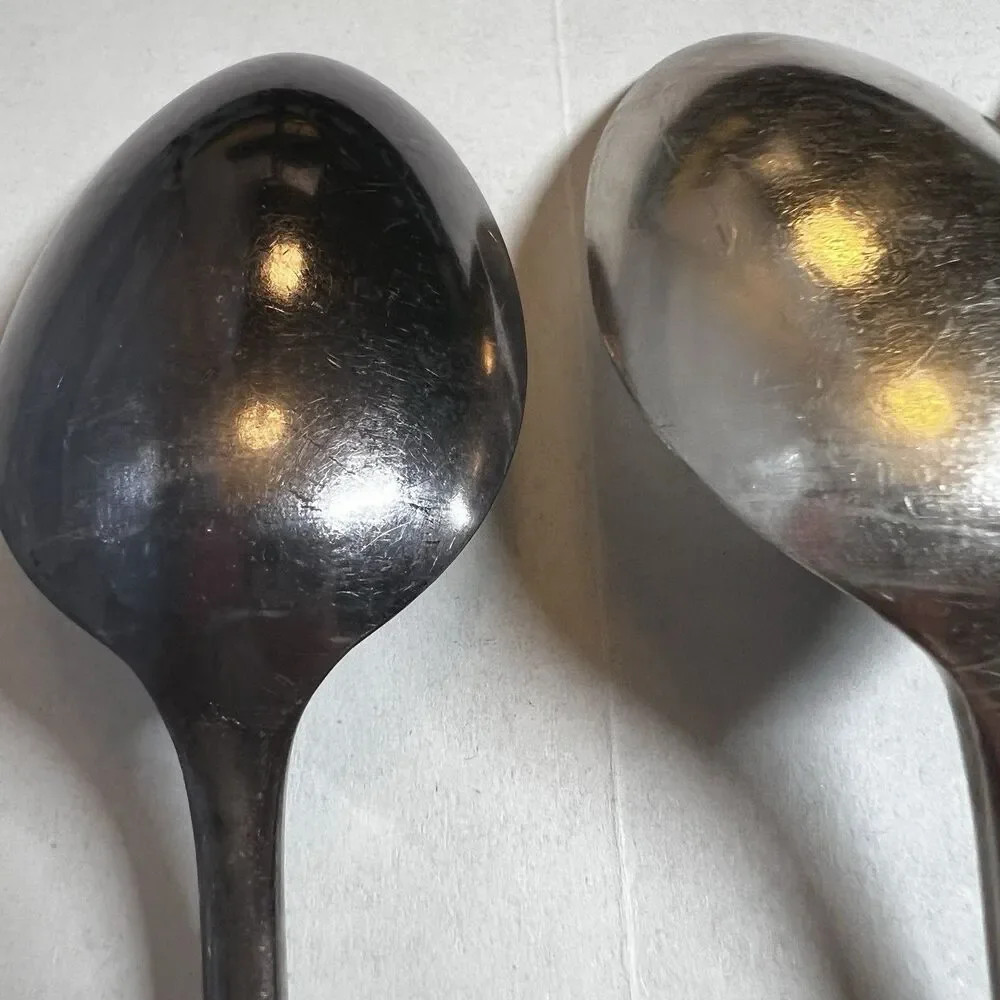Oneida 1923 BIRD OF PARADISE Antique Silverplate Serving Spoons Set of 6